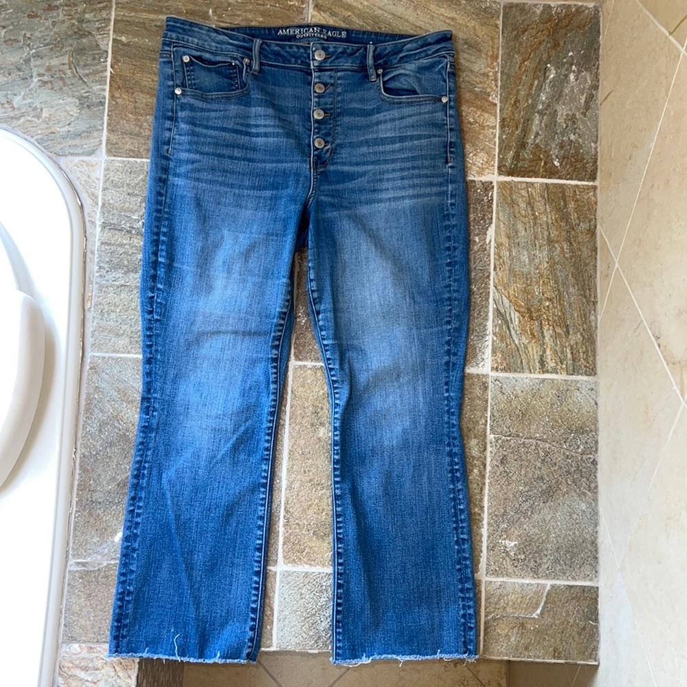 American eagle straight super stretch jeans